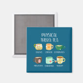 理学療法士 Tシャツ Thera Tea PT マグネット (正面/裏面)