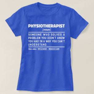 理学療法家名詞理学療法士クール Tシャツ