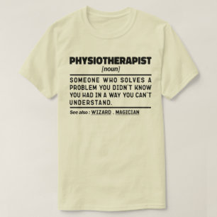 理学療法家名詞理学療法士クール Tシャツ