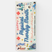 理学療法月間バナー 横断幕 (縦)