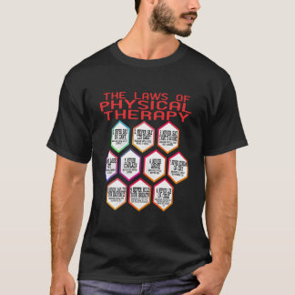 理学療法: 物理学と心理学の法則 Tシャツ