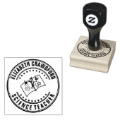 理学系大学又は先生 ラバースタンプ (押印)