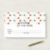 理学部学生賞業績発表後の注意事項 ポストイット (デスク)