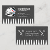 理容ポール | ヘアカットツール 名刺 (正面/裏面)