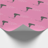 理容器美容師ブロードライヤー包装紙 ラッピングペーパー (角)