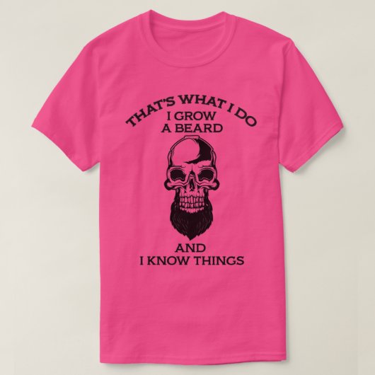 理容師おもしろいシャツひげ男ひげゲームGif用 Tシャツ (デザイン正面)