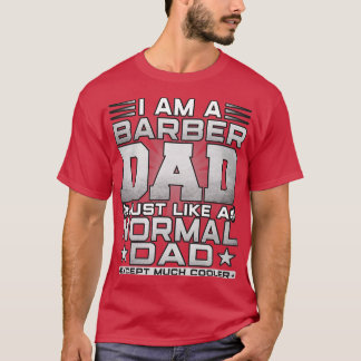 理容師おもしろいパパギフト理容師Fatherx27sデイギフト Tシャツ