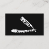 理容師かみそりアイコンクーポンカード 割引カード (裏面)