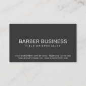 理容師かみそりアイコン 名刺 (裏面)