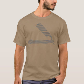 理容師かみそり Tシャツ