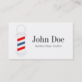 理容師か美容師B/W 名刺