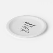 理容師がスタイル ペーパープレート (アングル)