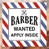 理容師が募集したインサイド理容師ショップが救済希望中 ウィンドウサイン (シート2)