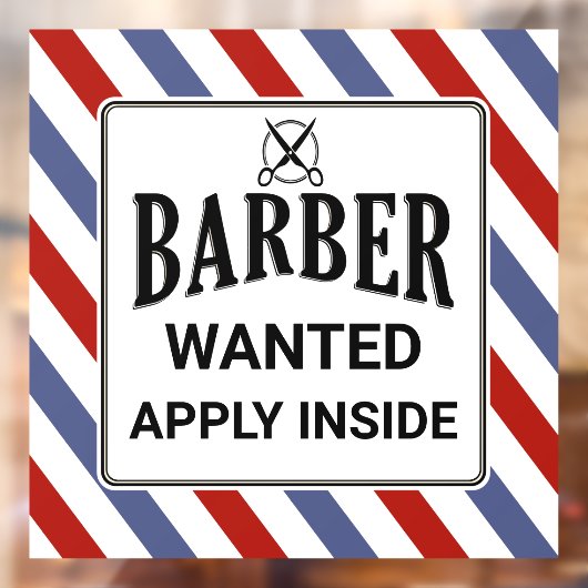 理容師が募集したインサイド理容師ショップが救済希望中 ウィンドウサイン (シート2)