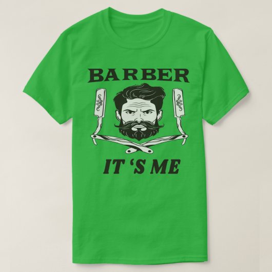 理容師その私シャツ Tシャツ (デザイン正面)