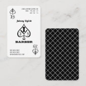 理容師のエース 名刺 (正面/裏面)