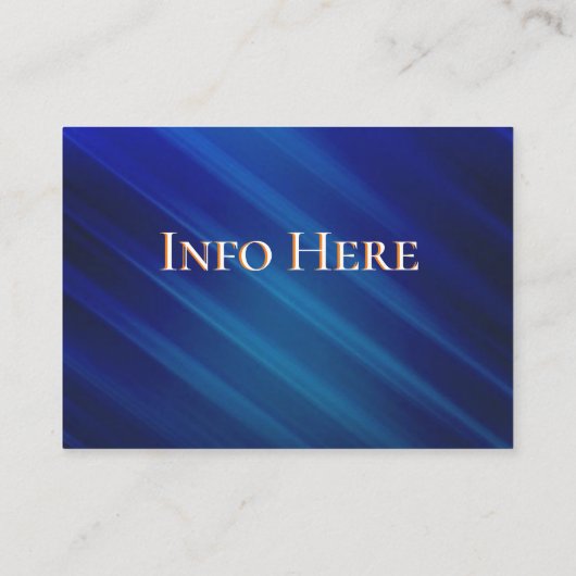 理容師のロゴの印青いトリムをぽんと鳴らします 名刺 (裏面)