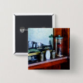 理容師の供給 缶バッジ (正面&裏面)