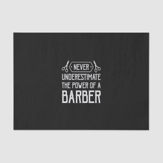 理容師の力を過小評価しない 薄葉紙 (正面)