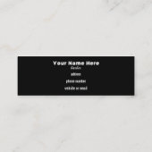 理容師の名刺 スキニー名刺 (裏面)