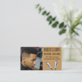 理容師の名刺 名刺 (スタンド正面)