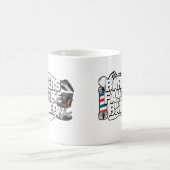 理容師の好みの理容師 コーヒーマグカップ (中央)