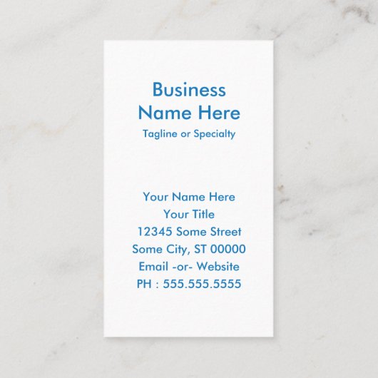 理容師の棒 名刺 (裏面)