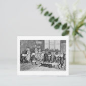 理容師の猫たち ポストカード (スタンド正面)