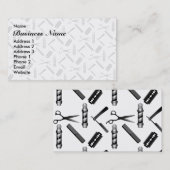 理容師の美容院 名刺 (正面/裏面)