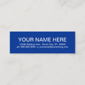 理容師の顧客の感謝(モダンな正方形) ロイヤリティカード (裏面)