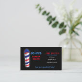 理容師アポイントメントカード背面 予約カード (スタンド正面)