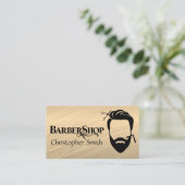 理容師カスタムショップ名刺 名刺 (スタンド正面)
