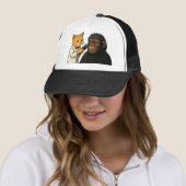 理容師キャット&チルゴリラステッカー キャップ (インサイチュ)