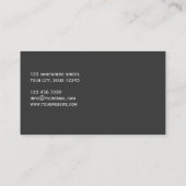 理容師キュートなヘアカット 名刺 (裏面)