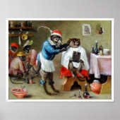 理容師サル ポスター (正面)