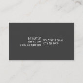 理容師サロン名刺 名刺 (裏面)