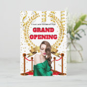 理容師サロン大開きVIPレッドカーペット 招待状 (スタンド正面)