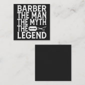 理容師ザマン2024 スクエア名刺 (正面/裏面)