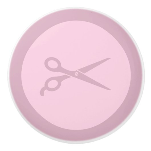 理容師シアーズヘアサロンカスタム用鋏色 セラミックノブ (正面)