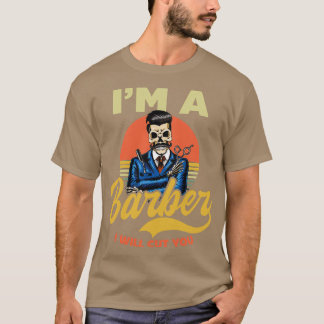 理容師シャツIm A理容師切れる Tシャツ