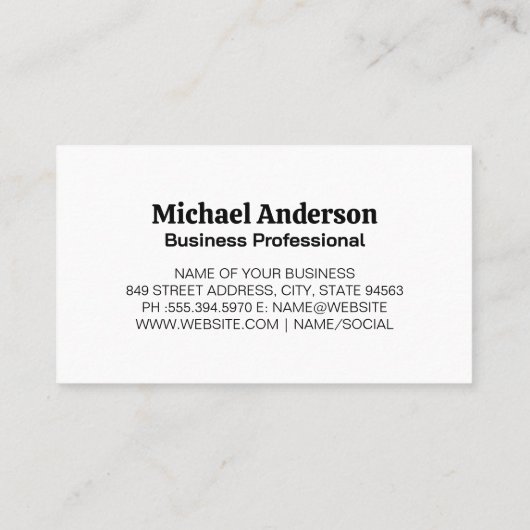 理容師ショップのアイコン |ヘアカット 名刺 (裏面)