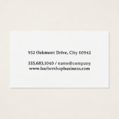 理容師ショップのロゴ (裏面)