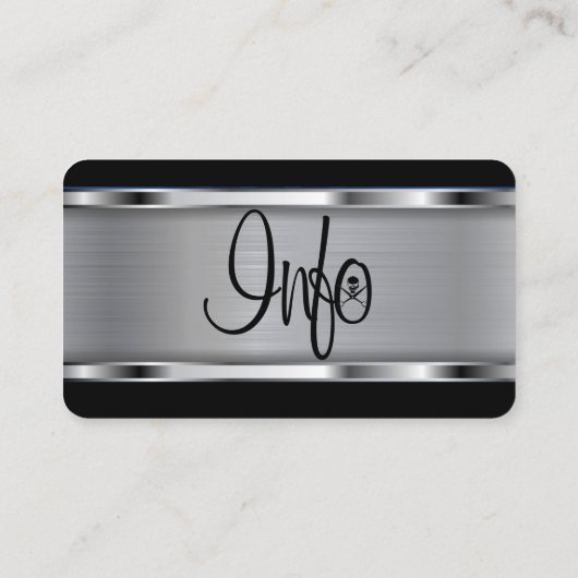 理容師ショップのロゴ/理容師を採用 名刺 (裏面)