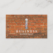 理容師ショップインダストリアルレッドブリック美容師 名刺 (正面)