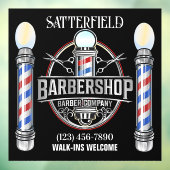 理容師ショップウィンドウ ウィンドウサイン (シート3)