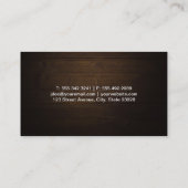 理容師ショップウッド | 理容師極 名刺 (裏面)