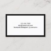 理容師ショップカミソリーメンズヘアロイヤリティパンチ ロイヤリティカード (裏面)