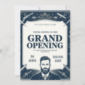 理容師ショップグランドオープニング招待状 シーズンカード (正面)