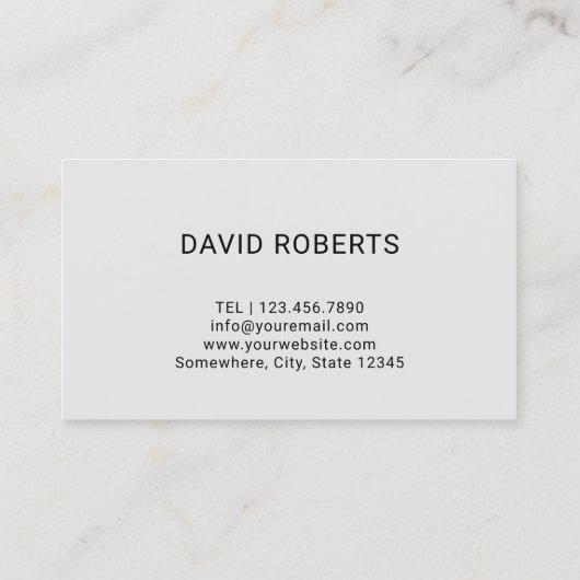 理容師ショップスタイリッシュ理容師ポールロゴ美容師 名刺 (裏面)