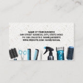 理容師ショップツスタイリッシュール | パターン 名刺 (裏面)